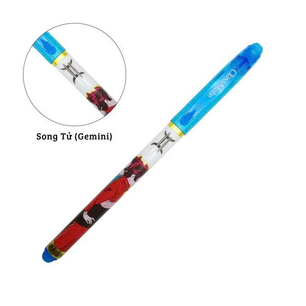 Bút Gel Xóa Được Cung Hoàng Đạo 0.5mm - ClassMate CL-GP217 - Mực Xanh - Song Tử