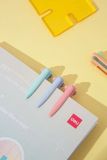 Bút Bi 4 Ngòi 4 Màu Pastel Deli 0.7 mm - Phiên Bản Sơn Tùng M-TP Giới Hạn - Deli Q183 - Mẫu xanh