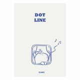 Vở kẻ ngang chấm ghim Capybara B5 120 trang 70/76; MS: 857