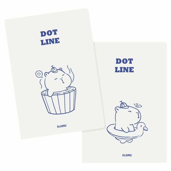 Vở kẻ ngang chấm ghim Capybara B5 120 trang 70/76; MS: 857