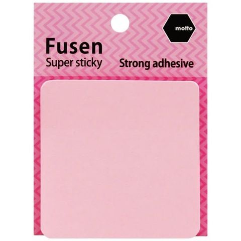 Giấy Note 70 x 70 mm - Motto CYSSC70-PK - Màu Hồng (40 Tờ)