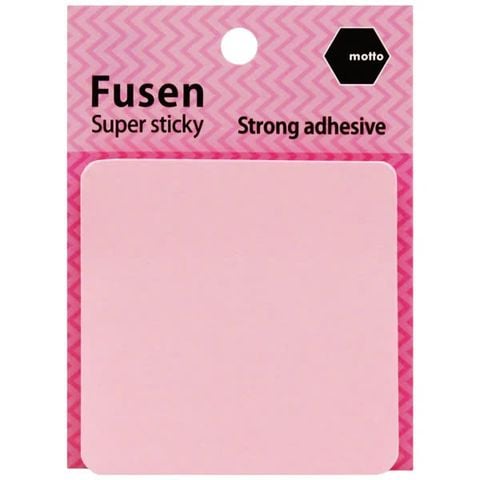 Giấy Note 70 x 70 mm - Motto CYSSC70-PK - Màu Hồng (40 Tờ)