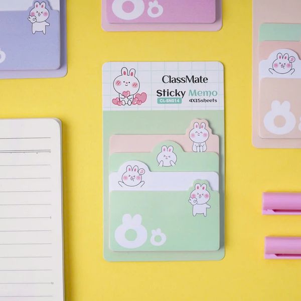 Giấy Note Hình Thỏ - ClassMate CL-SN014 (15 Tờ) (Mẫu Màu Giao Ngẫu Nhiên)