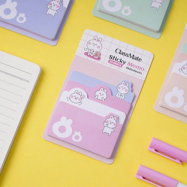 Giấy Note Hình Thỏ - ClassMate CL-SN014 (15 Tờ) (Mẫu Màu Giao Ngẫu Nhiên)