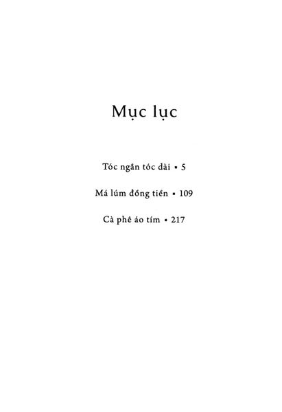 KÍNH VẠN HOA - 18 - TÓC NGẮN TÓC DÀI - MÁ LÚM ĐỒNG TIỀN - CÀ PHÊ ÁO TÍM