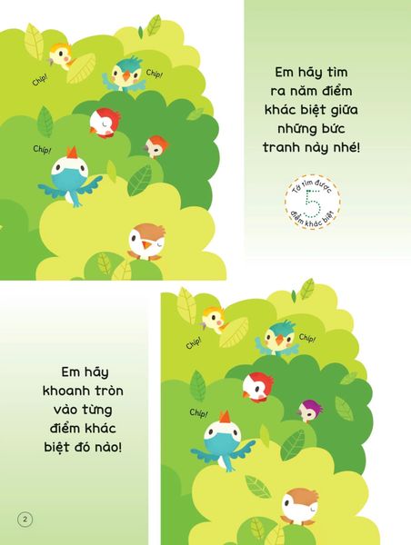 Sách Viết Xóa Thông Minh - Tìm Điểm Khác Biệt Và Xem Tranh Giải Đố