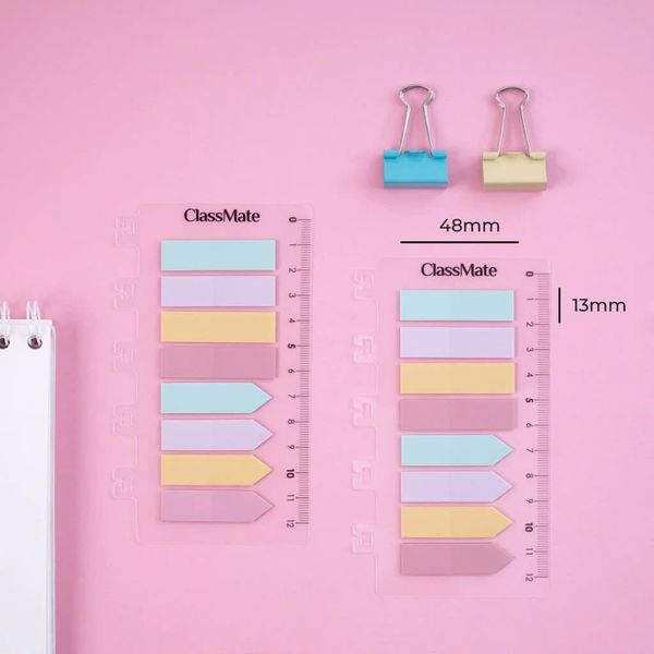 Giấy Note Phân Trang Macarons 48 x 13 mm - ClassMate CL-SN024 (15 Tờ ) (Giao ngẫu nhiên)