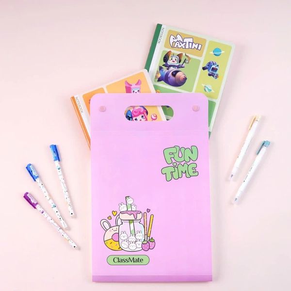 Bìa Tài Liệu 7 Ngăn A4 Funtime - Classmate