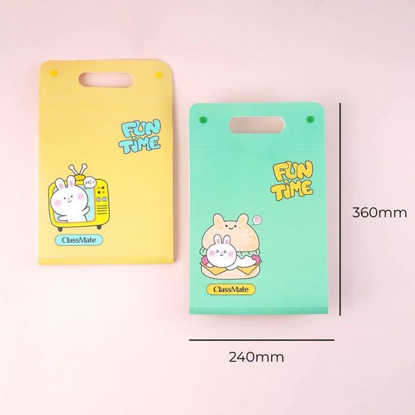 Bìa Tài Liệu 7 Ngăn A4 Funtime - Classmate