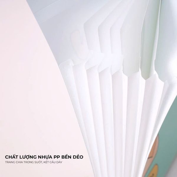 Bìa Tài Liệu 7 Ngăn A4 Funtime - Classmate