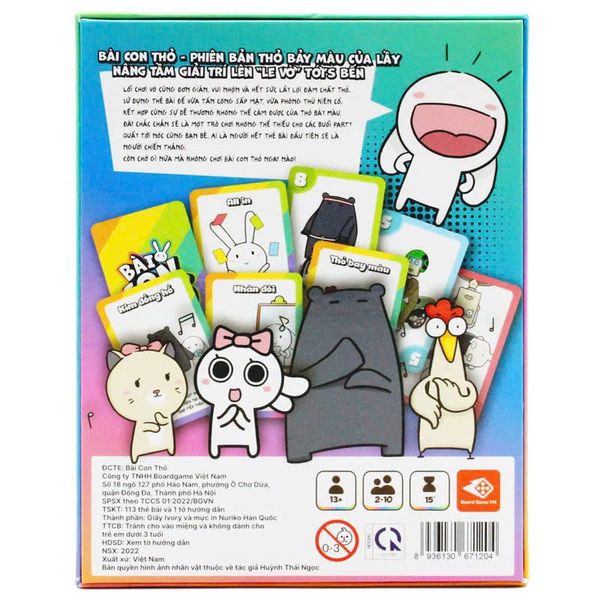 Boardgame Bài Con Thỏ - Board Game VN