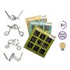Bộ 9 Món Đồ Chơi Trí Tuệ Giải Đố Metal Puzzle 3009A
