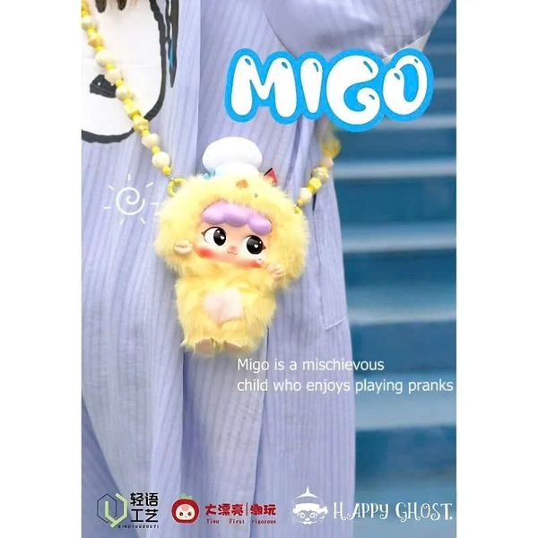 Mô hình Blind box Móc khoá Gấu bông Migo Sneaky