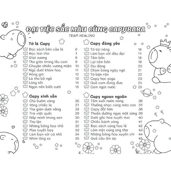 Capybara Happy Every Day - Hạnh Phúc Mỗi Ngày