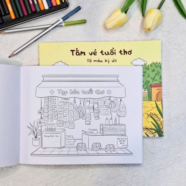 Tấm Vé Tuổi Thơ - Tô Màu Ký Ức