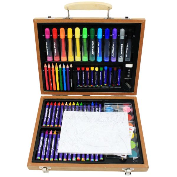 Bộ Màu Vẽ Hộp Gỗ - Colormate