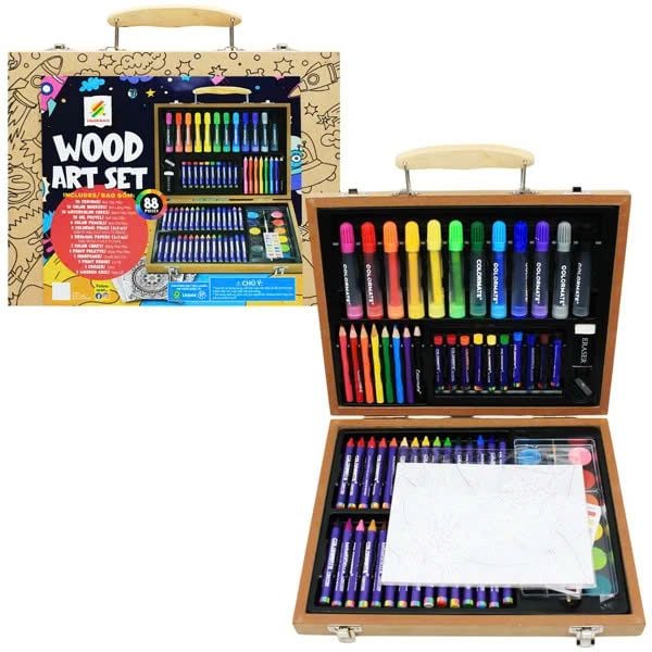 Bộ Màu Vẽ Hộp Gỗ - Colormate