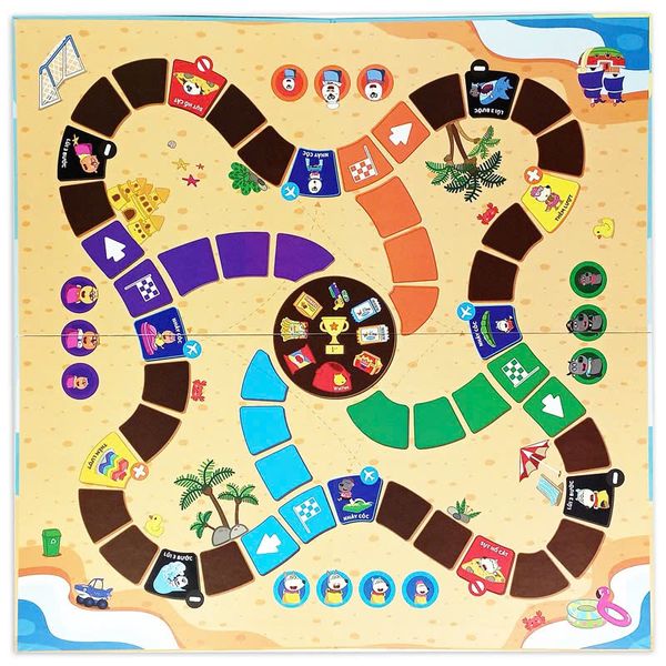 Boardgame Wolfoo - Nhảy Bao Bố