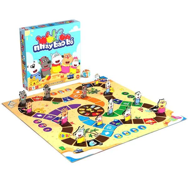 Boardgame Wolfoo - Nhảy Bao Bố