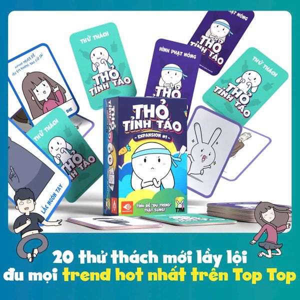 Boardgame Thỏ Tỉnh Táo
