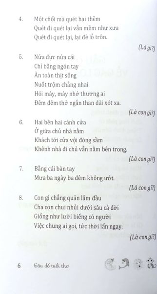 Câu Đố Tuổi Thơ