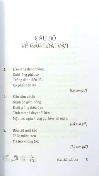 Câu Đố Tuổi Thơ