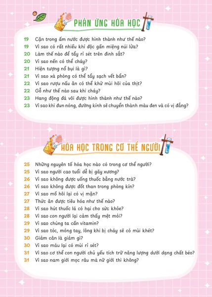 Hóa Học Vui Nhộn - Những Câu Hỏi Vì Sao Về Hóa Học