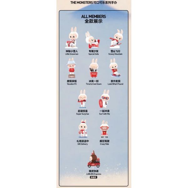 BLINDBOX POP MART THE MONSTERS COCA-COLA