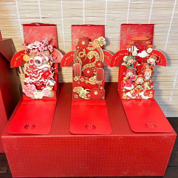 Bao Lì Xì 3D Popup Độc Đáo - (Giao ngẫu nhiên)
