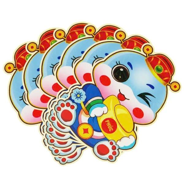 Bộ 6 Bao Lì Xì Chibi Ất Tỵ 2025 (giao ngẫu nhiên)