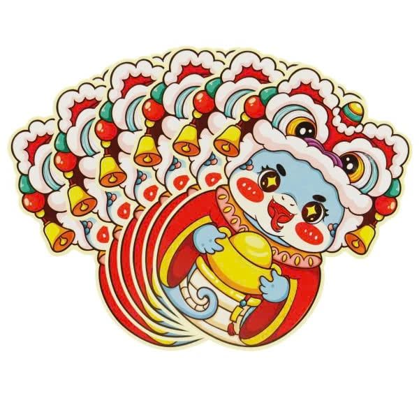 Bộ 6 Bao Lì Xì Chibi Ất Tỵ 2025 (giao ngẫu nhiên)