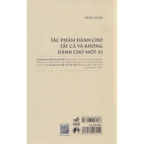 Zarathustra Đã Nói Như Thế (Bìa Cứng)