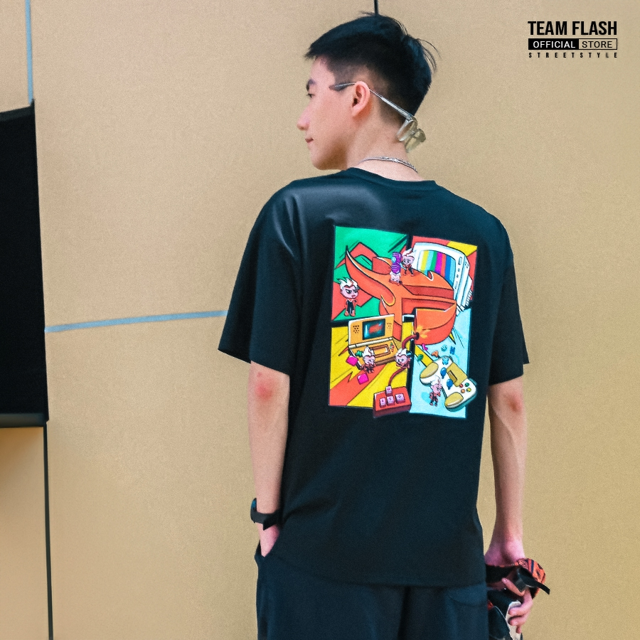 Áo thun Flash Summer  - Đen