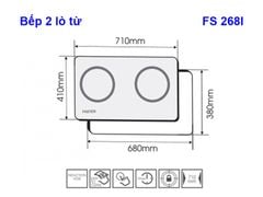 Bếp Từ Đôi Công Nghệ Malaysia Faster FS-268I