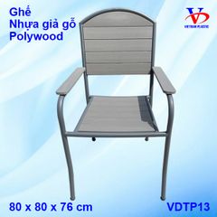 Bộ bàn ghế sân vườn ngoài trời nhựa giả gỗ Polywood
