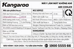Quạt điều hòa Kangaroo KG50F62