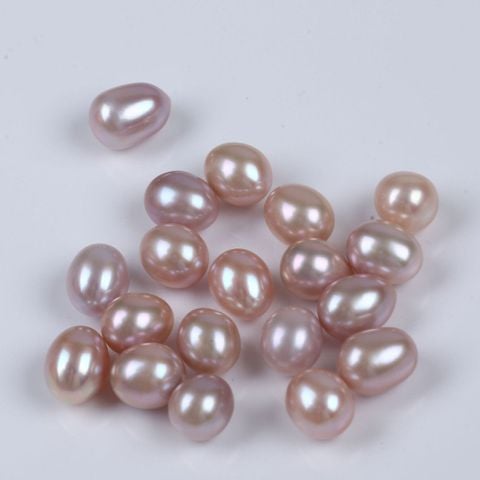 Hạt Trai Tự Nhiên Giọt Nước Hình Gạo 8-11 Dùng Làm Phụ Kiện Trang Sức MADAME HIEN PEARLS HG002