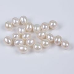 Hạt Trai Tự Nhiên Giọt Nước Hình Gạo 8-11 Dùng Làm Phụ Kiện Trang Sức MADAME HIEN PEARLS HG002