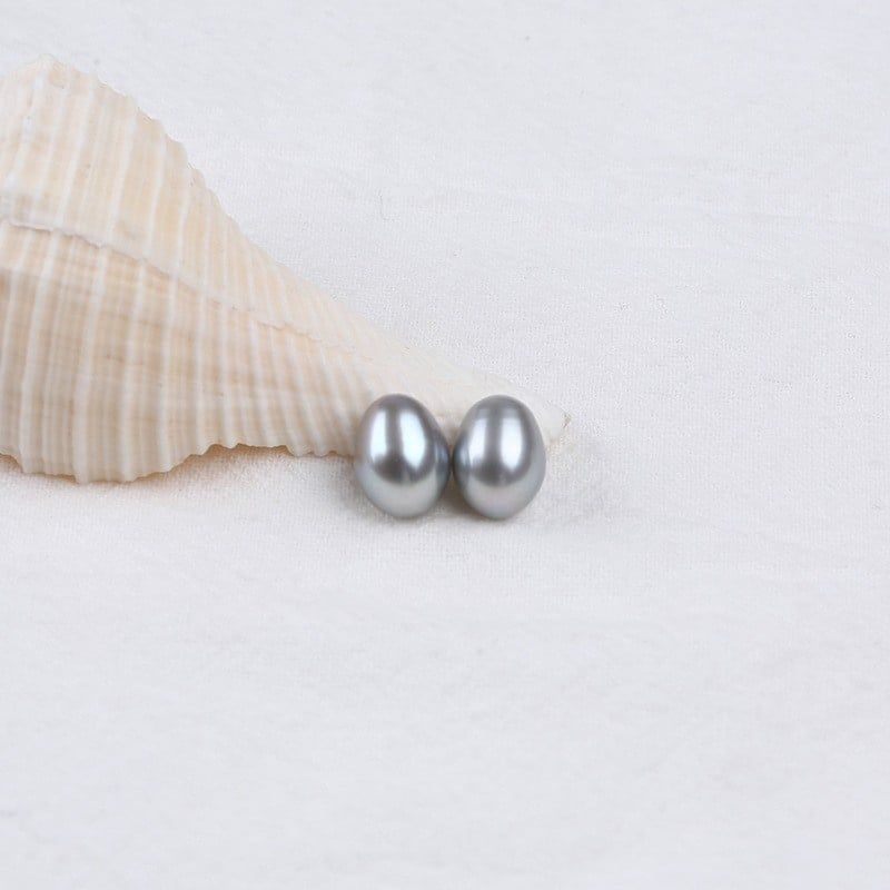 Hạt Trai Tự Nhiên Giọt Nước Hình Gạo 8-11 Dùng Làm Phụ Kiện Trang Sức MADAME HIEN PEARLS HG002