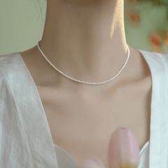 Set Bộ Trang Sức Ngọc Trai Tròn Tí Hon Mini Nhỏ Xinh Tự Nhiên 3-4mm MADAME HIEN PEARLS SCT010