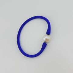 Vòng Tay Cao Su Silicone Đa Sắc Giải Trí Vui Nhộn Phối Hạt Ngọc Trai To MADAME HIEN PEARLS Unisex Nam Nữ VTT056