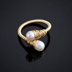 Ngọc Trai Tự Nhiên Đơn Giản Instagram Tide Lưới Có Thể Điều Chỉnh MADAME HIEN PEARLS NB015