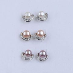 Bông Tai Ngọc Trai MADAME HIEN PEARLS Thời trang Tươi Tắn Tự Nhiên BTN034