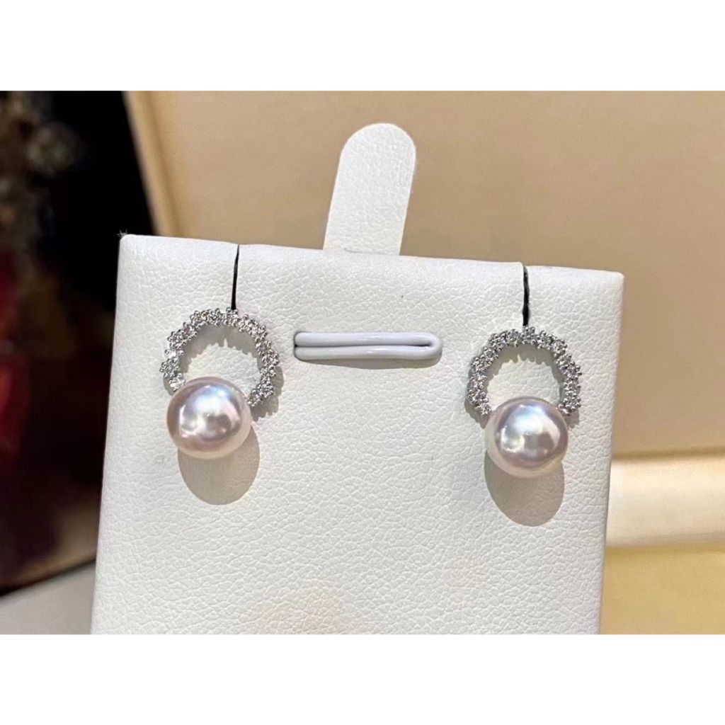 Bông Tai Ngọc Trai Vintage MADAME HIEN PEARLS Mạ Bạc 925 Đính Ngọc Trai Phong Cách Hàn Quốc BTN007