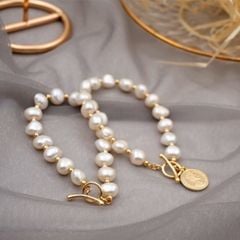 Vòng Tay Mạ Vàng 18K Phong Cách Baroque thời trang cho cô gái hiện đại VTB002