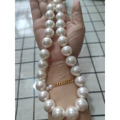 Vòng Cổ Chốt Khoá Vàng 14K Madame Hien Pearls Ngọc Trai Đá 15-16mm AAAA YM001