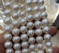 [Kèm Kiểm Định] Bộ Set Trang Sức Ngọc Trai Tròn Tự Nhiên AAA 8-9mm Hoàn Hảo Gồm Vòng cổ + Vòng Tay + Bông tai MADAME HIEN PEARLS SCT002TR