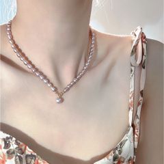Vòng cổ Ngọc Trai Tự Nhiên 5-6mm MADAME HIEN PEARLS Đáng Yêu CG065