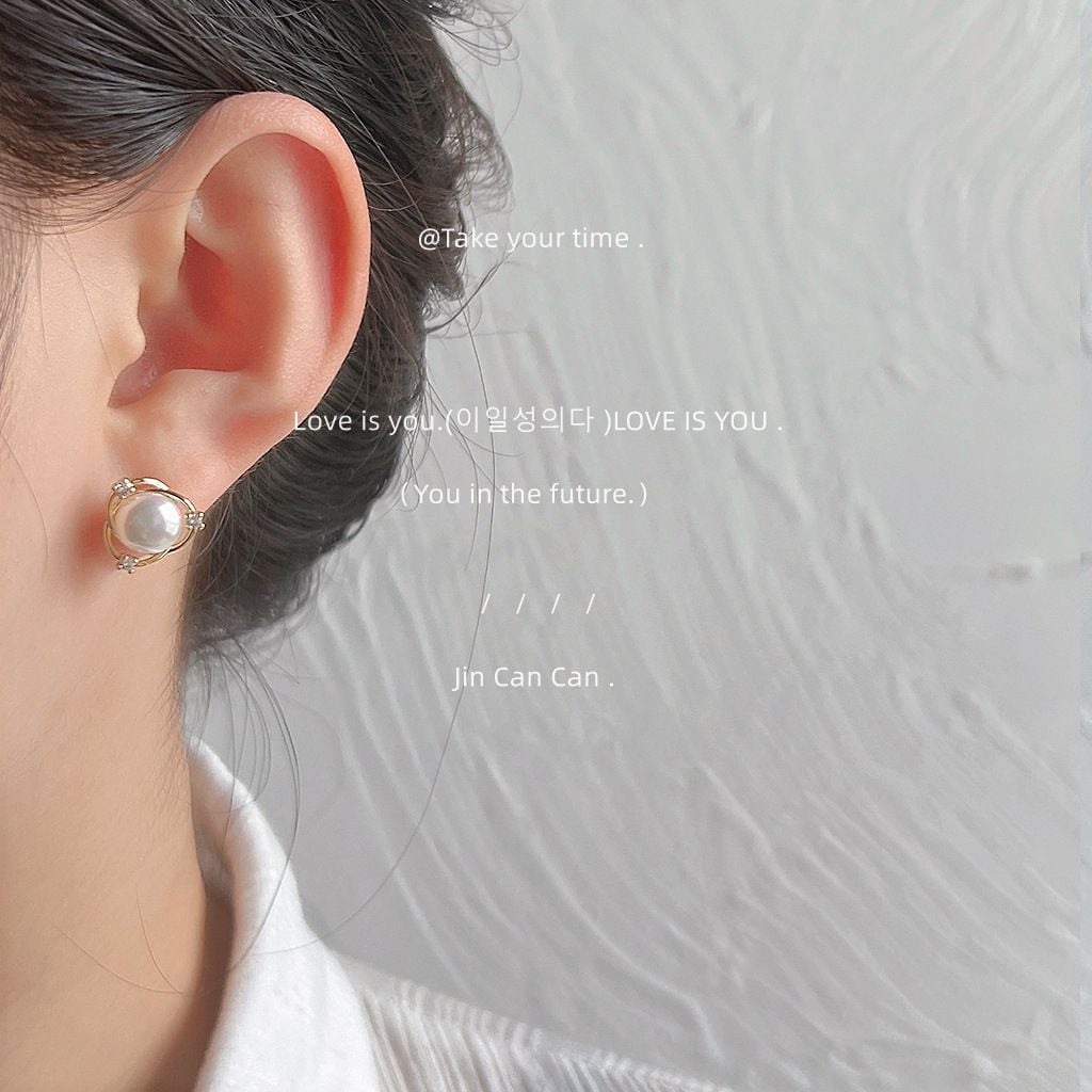 Khuyên Tai Ngọc Trai Nước Ngọt Tự Nhiên MADAME HIEN PEARLS Thời trang MADAME HIEN PEARLS Cho Nữ BTN064