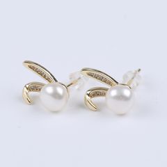 Bông Tai Thỏ P.l.a.y.b.o.y Đính Đá & Ngọc Trai MADAME HIEN PEARLS dễ thương BTN025
